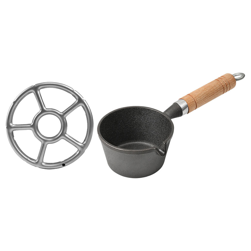 Camping Cooking Flat Top - Мини-кастрюля из чугуна для приготовления пищи