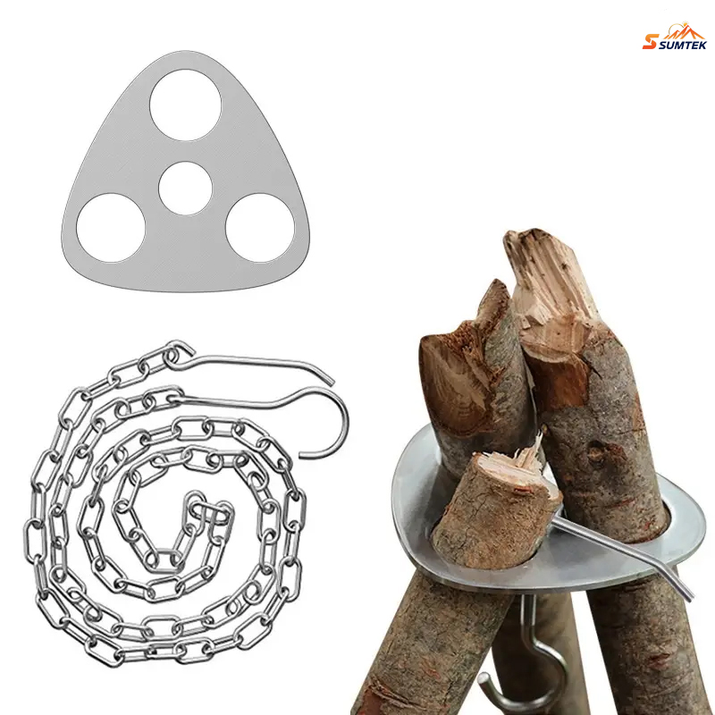 Camping Hiking Cooking - Портативная вешалка для штатива из нержавеющей