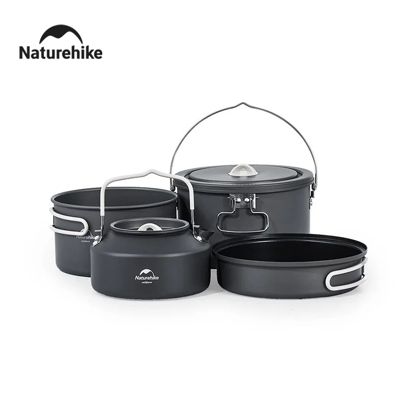 Quality Camping Cooking Set - Naturehike 2025 Новый набор кастрюль для