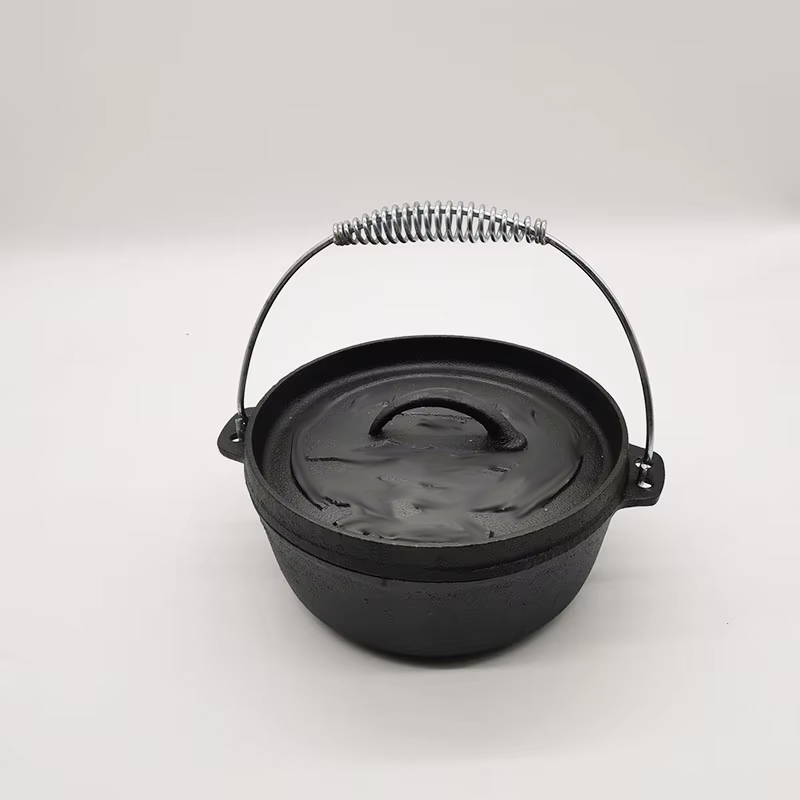 Camp Dutch Oven Cast - Чугунный походный казан 2QT (20 см),