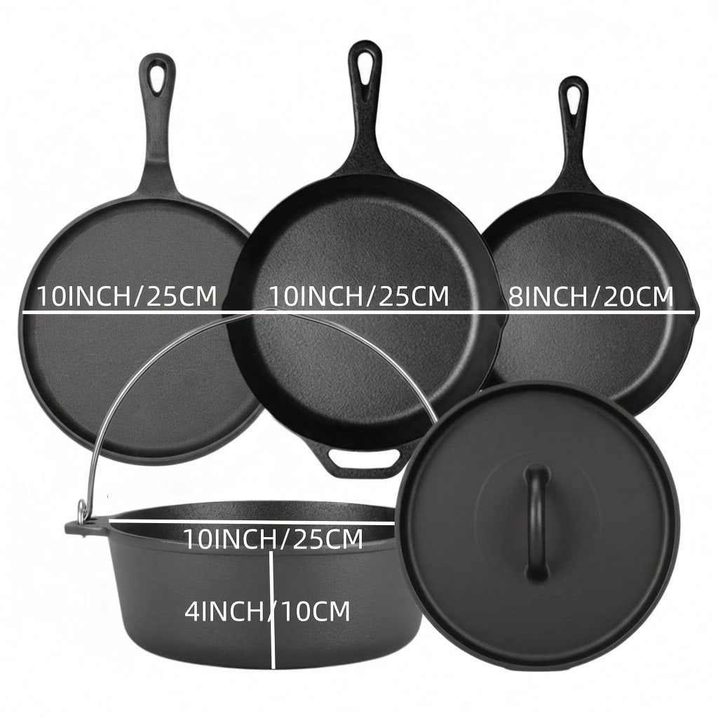 Набор чугунной посуды PACILACK – обзор и цена Camp Dutch Oven Cast