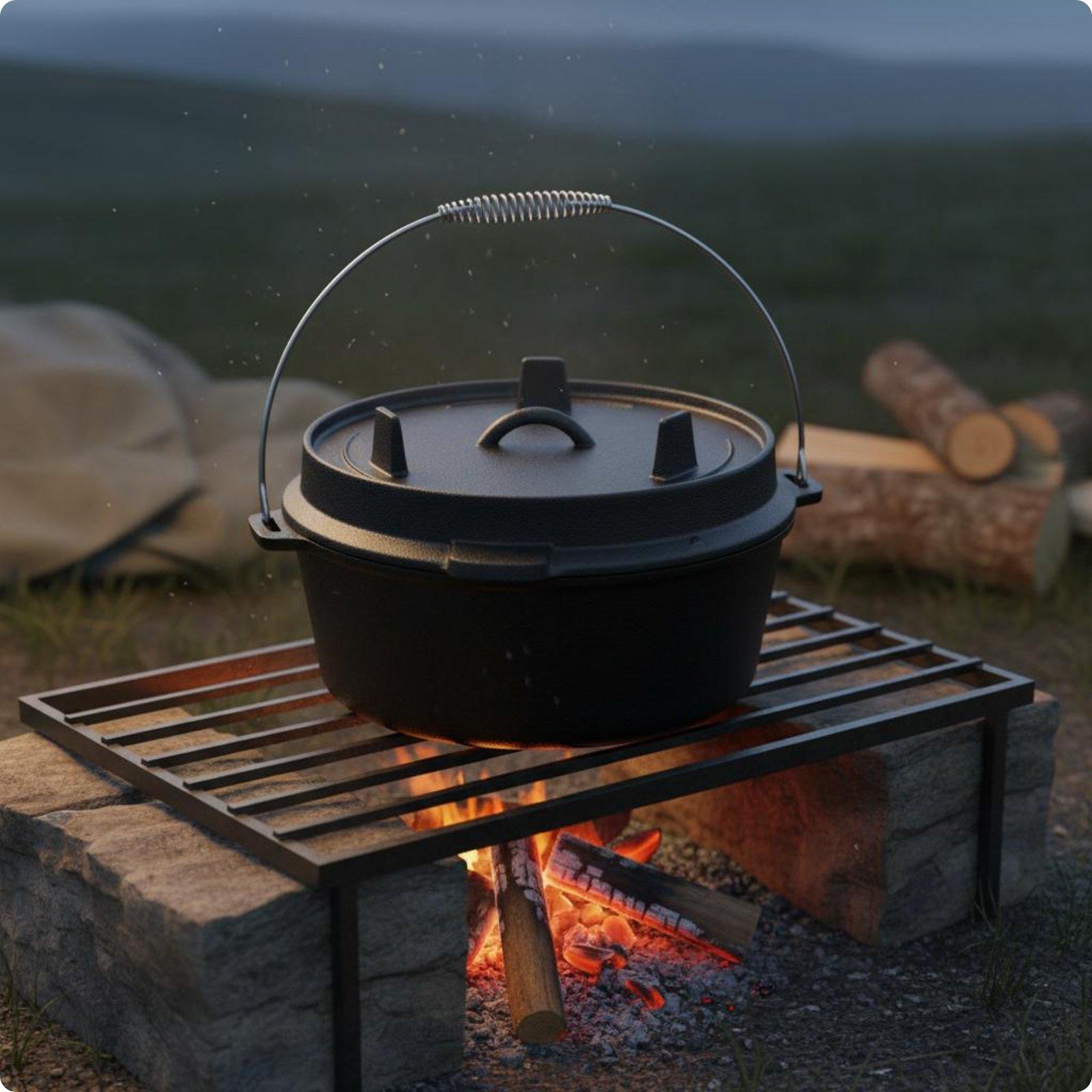 Чугунная походная кастрюля без – обзор и цена Camp Dutch Oven Cast