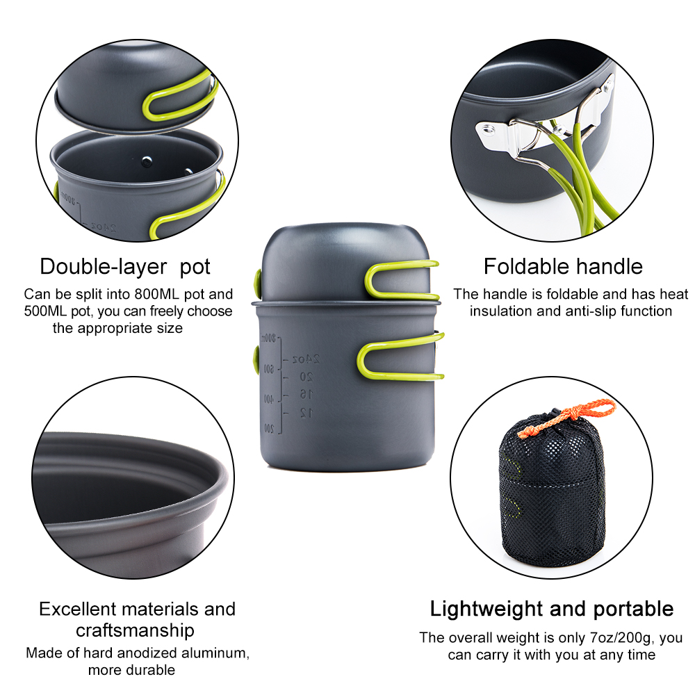 Набор ультралегкой походной по – обзор и цена Camping Cooking Organizer