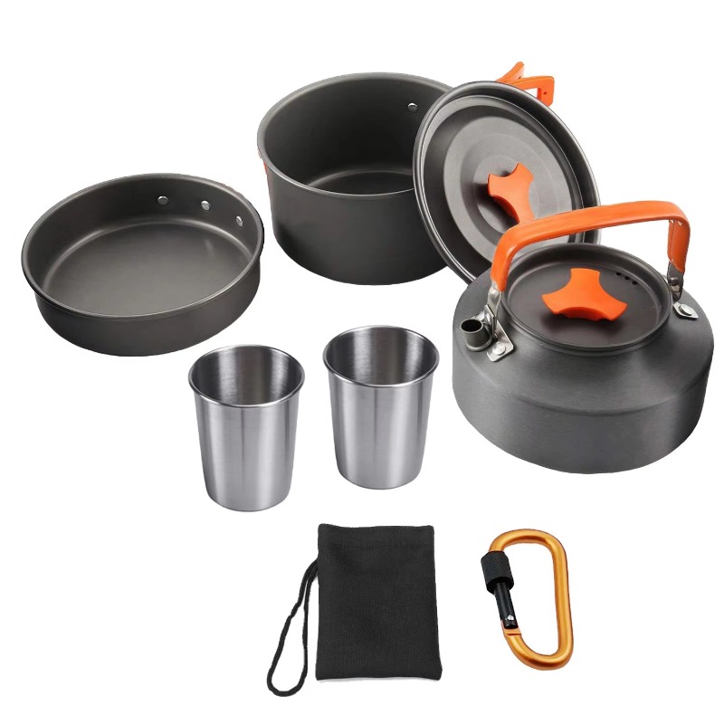 Высококачественная легкая похо – обзор и цена Quality Camping Cooking Set