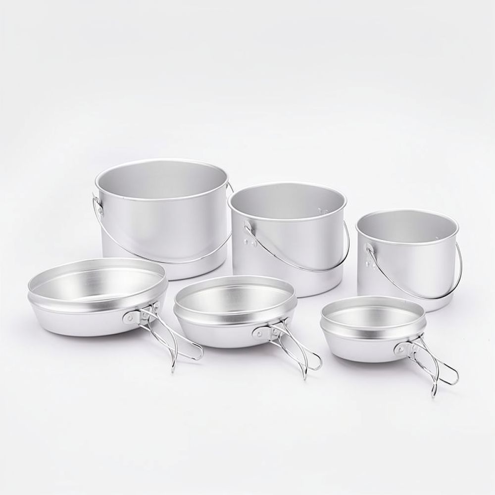 Набор походной алюминиевой пос – обзор и цена Camping Cooking Dining Set